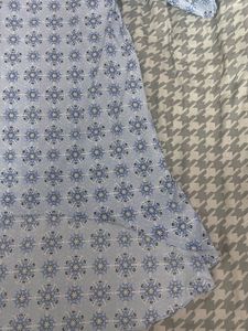 Light Blue Printed Kurta