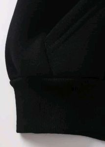 Black Zip-Up Hoodie Jacket