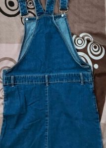 Denim short dress