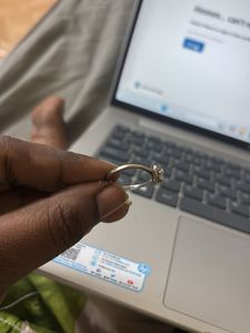 Delicate Diamond Engagement 925 Ring