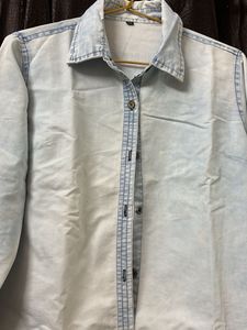 Light Wash Denim Shirt