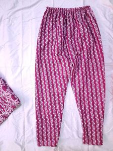 Not used totally new Burgundy Floral Kurta Set