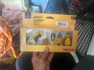 Tchibo Yakari Rubbers Eraser Set