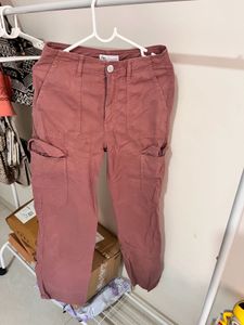 Women's lilac Cargo Pants