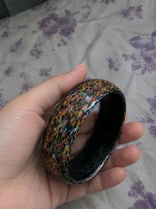 Unique Multi-Color Splatter/Chunky Bangle