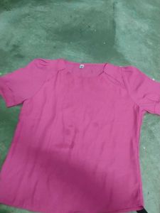 Women's Pink Casual Top