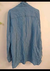 Combo Red Kurta And Denim shirt