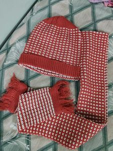 Cozy Knit Hat and Scarf Set