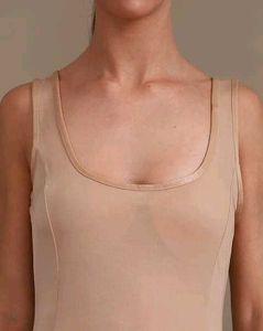 Beige Ruffled Mini Dress