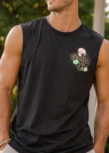 last price Graphic Print Sleeveless T-Shirt