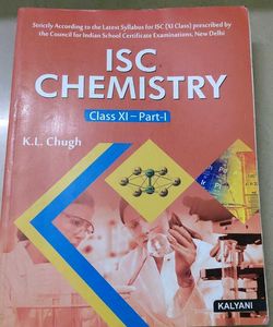 ISC Chemistry Class XI Part-I &amp; II Textbooks