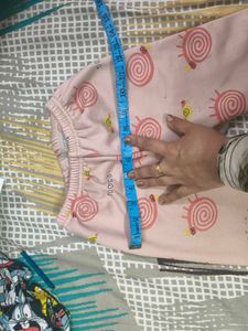 Cute Pink Snail Print Set for 5-7 years