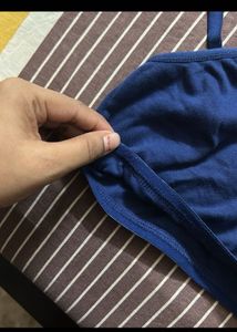 Comfortable Navy Blue Bra