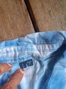 US Polo Assn Blue Plaid  womenTunic Shirt