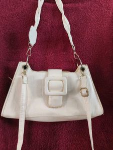 Chic White Ivory Shoulder Bag (Negotiable)