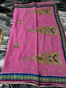 wedding/party wear saree with blouse