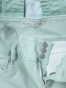 Mint Green Denim Jacket &amp; Jeans Set