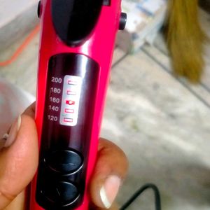 Pink Hair Curler & Straightener