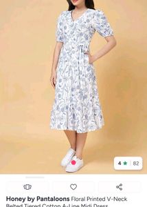 Floral Print Midi Dress