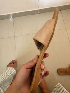 Stylish Cream Slip-Ons- FLAT 199