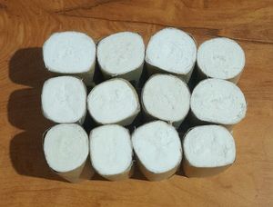Set Of 12 [6cm × 4mtrs] Handmade Cotton Rolled Bandage