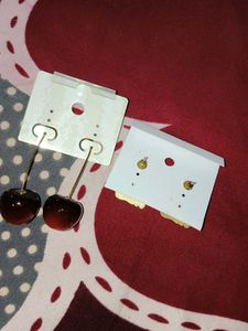 Cute Panda &amp; Cherry Earrings