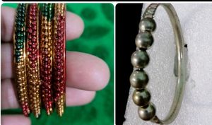 Pack 2 Bangles &amp; Fancy Bracelet