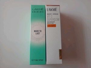 Lakme Absolute Setting Spray & Vit C Superglow
