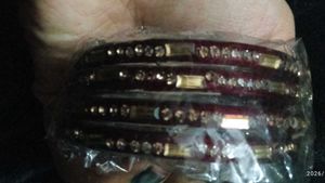 Colorful Beaded Bangle Set