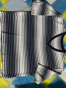 Classic Striped V-Neck Tee