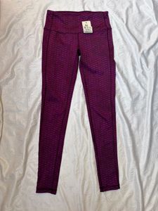 Branded Purple Fish Scale Active Wear