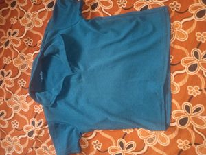 turquoise blue yellow Grey Polo T-Shirt combo