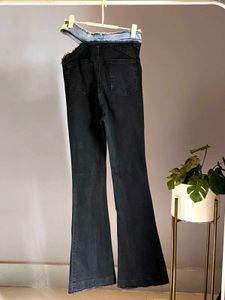 y2k waist cut bootcut