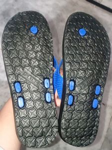 Black And Blue Flip Flop