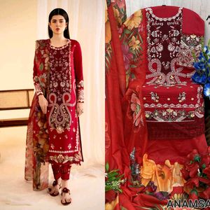 Elegant Pink Embroidered Kurta Set with Dupatta