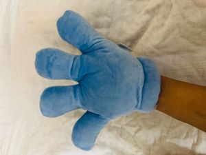 Blue Minnie Mouse Plush Hand Pillow