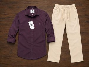 COMBO 🔥🔥 US POLO SHIRT & STAIGHT FIT PANT SET