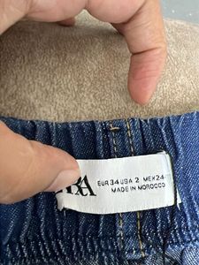 Wide Leg Denim Jeans