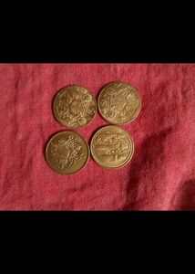 4 Old Coins Of Gods 1818