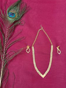 Price Drop | American Diamond Necklace Set