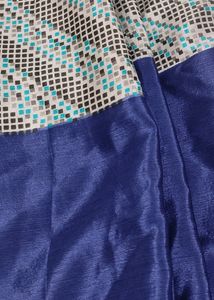 beautiful navy blue sari