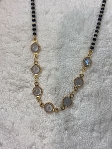 Elegant Mangalsutra with Crystal Accents