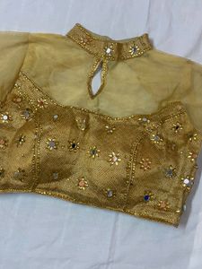 Gold Embellished Blouse