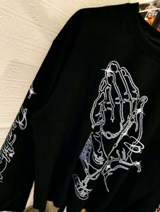 BOXY FIT GRAPHIC PRINTED BAGGY WAFFLE TEE 🔥❤️‍🔥