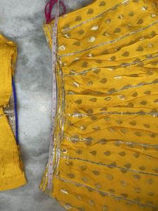 Elegant Yellow Lehenga Choli Set