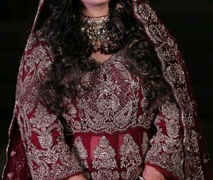 Exquisite Bridal Lehenga with Intricate Embroidery