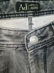 Men's Grey and white jeans set