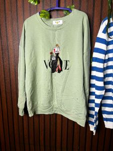 2 Crew Neck Sweatshirts for Women