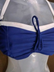 Blue &amp; White 🤎Bikini Top