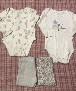 Cute Baby Bodysuit & Leggings Set